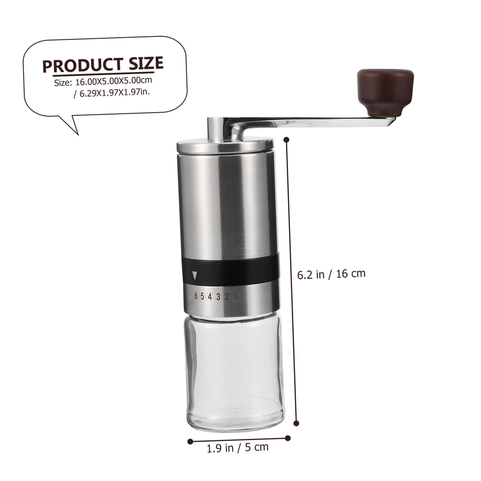 Molinillo de Café Manual Portátil, Compacto y Desmontable para Granos de Café, Muelas de Cerámica, Adecuado para Viaje y Campamento