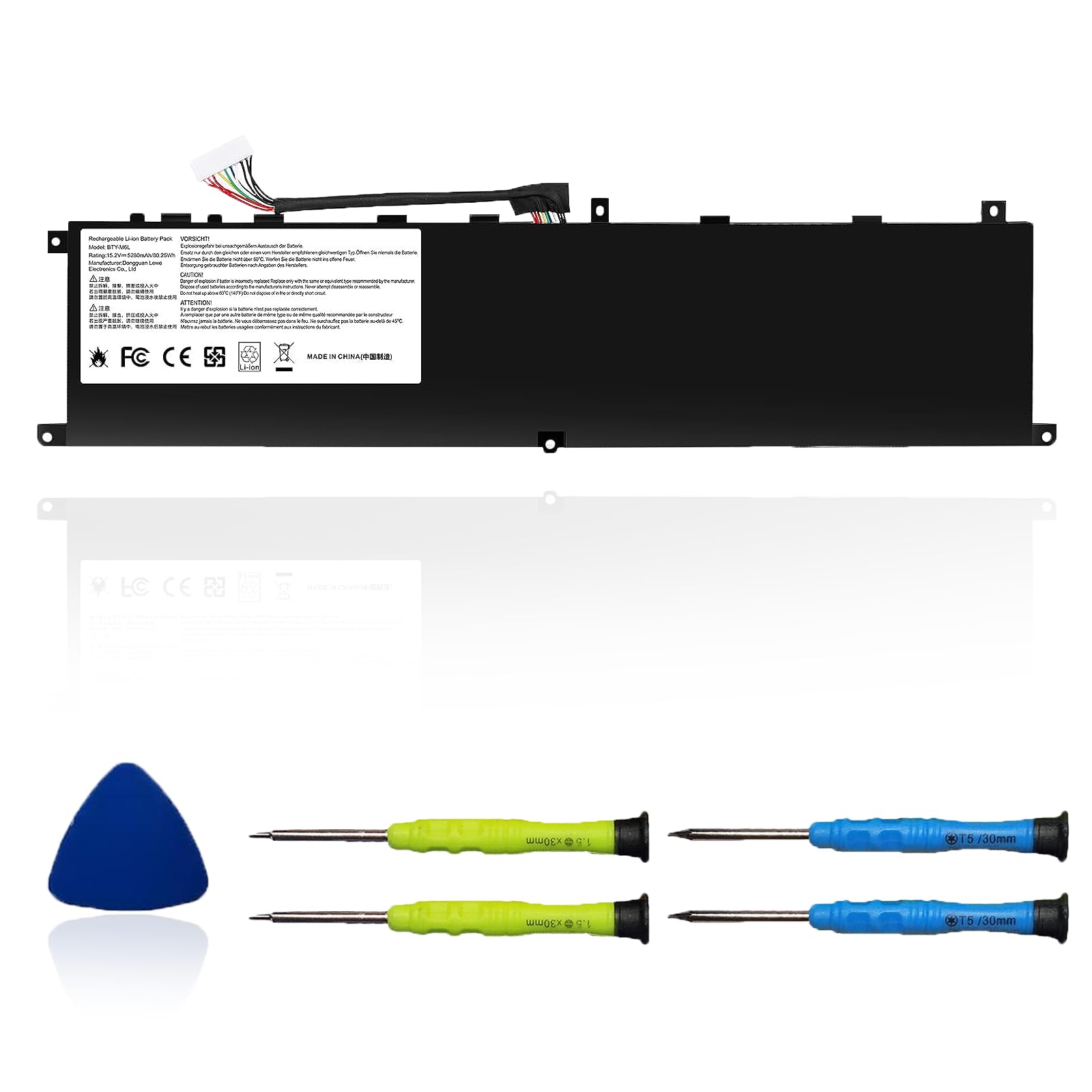 Amazon.com: OUWEE BTY-M6L Laptop Battery Compatible with MSI GS65