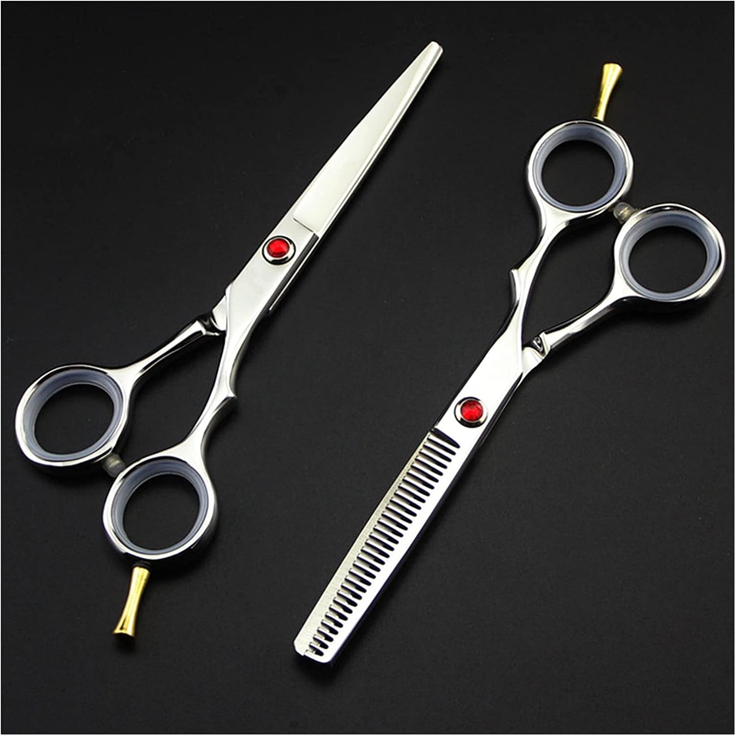 Hair Cutting Shears 5. Inch Barber Scissors, Hairdressing, Beauty for Men Women/Salon/Home/Stylist(Set)