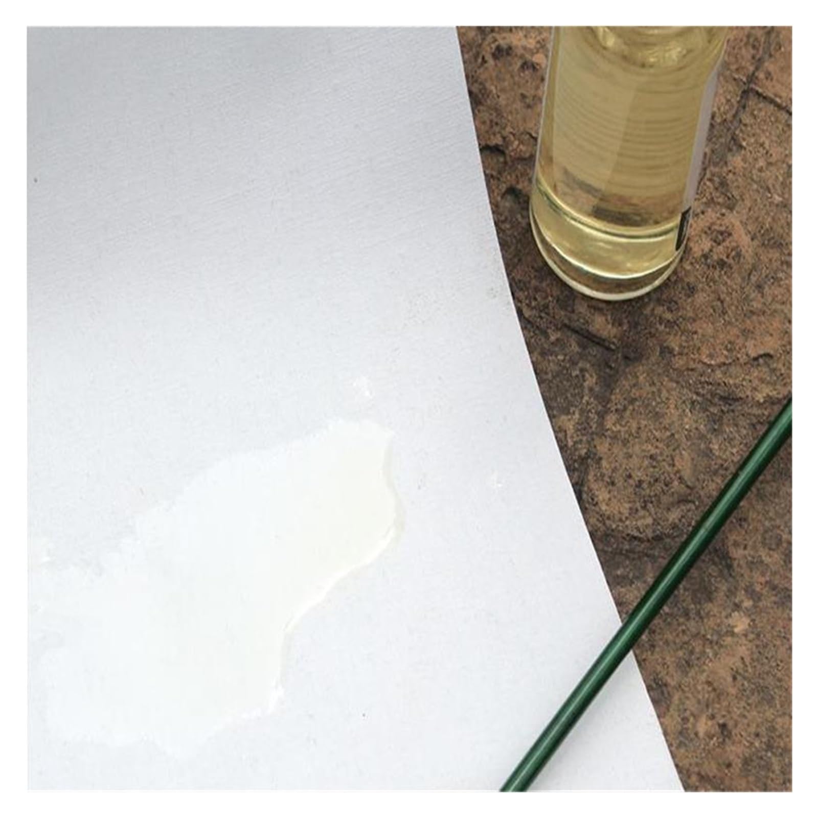 Rollo De Lona En Blanco Rollo de Lona en Blanco de algodón Blanco imprimado de 280g for práctica de Pintura a Mano, 28/38/48/58cm de Ancho(58cm x 5m)