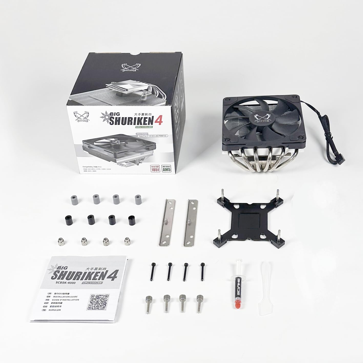 SCYTHE Big Shuriken 4 Low Profile CPU Cooler User Manual