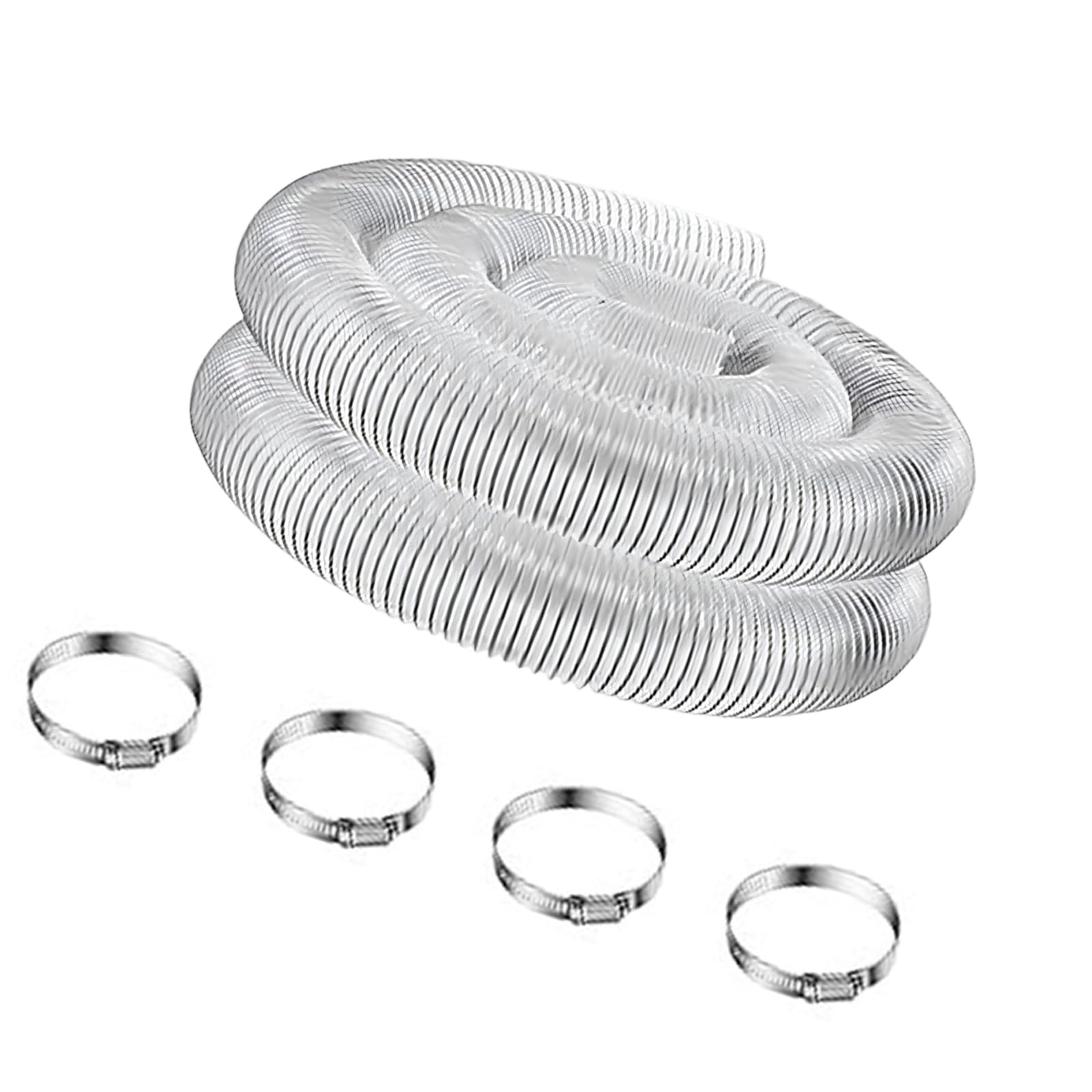 Bbajszx B 300Cm See Through Pvc Vacuum Hose For Collector Strong And Flexible With Wire Reinforcement Machine Exhaust Ventilation Hose