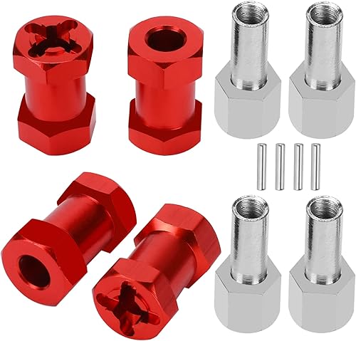 Espaciadores hexagonales de rueda RC de 0.472 in, extensión de cubo hexagonal de 0.787 in para mejorar la estabilidad y el rendimiento en las piezas