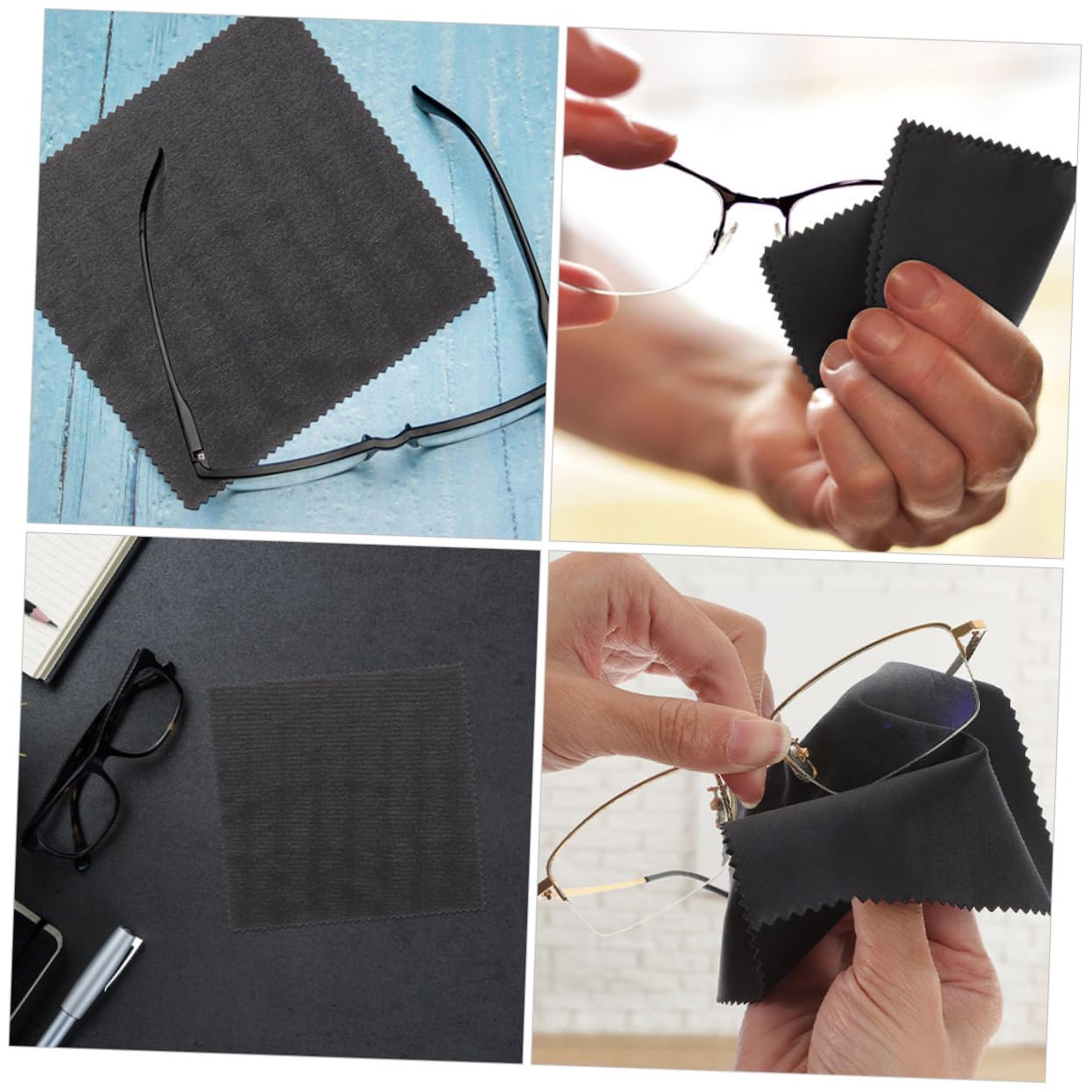 5 Series Para Gafas Individualmente Limpieza De Paños De Microfibra Limpieza De Gafas Paños De Limpieza De Microfibra Para Gafas. Trapo Para Limpiar Lentes 50 Piezas X 5