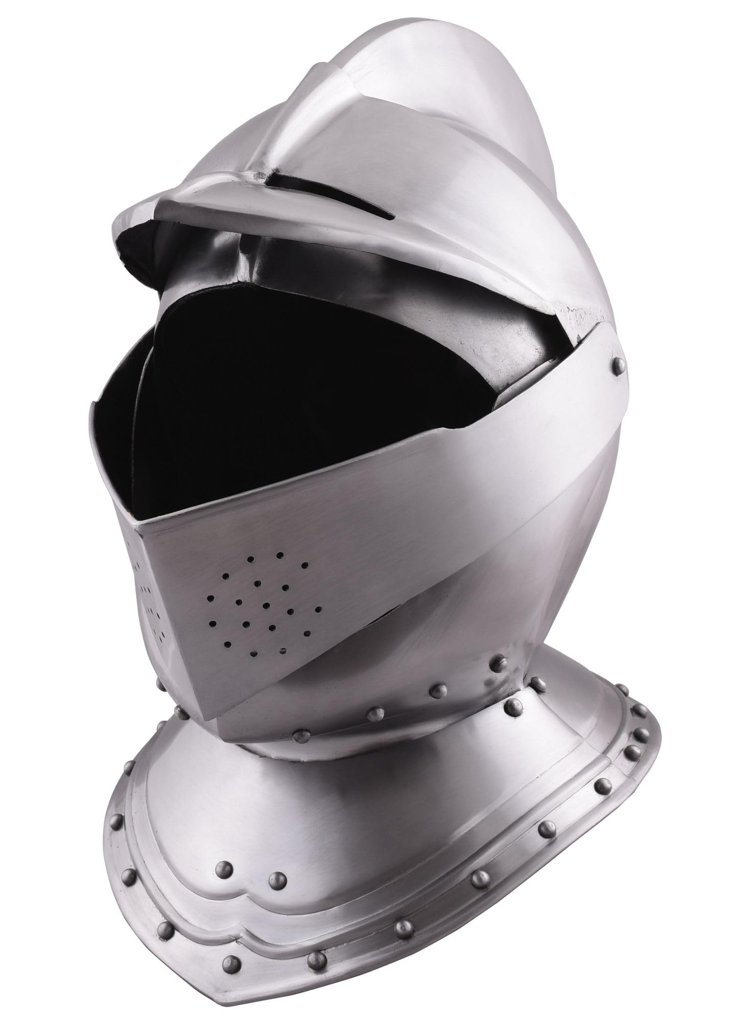 Battle-Merchant Casque fermé anglais, acier 1,6 mm