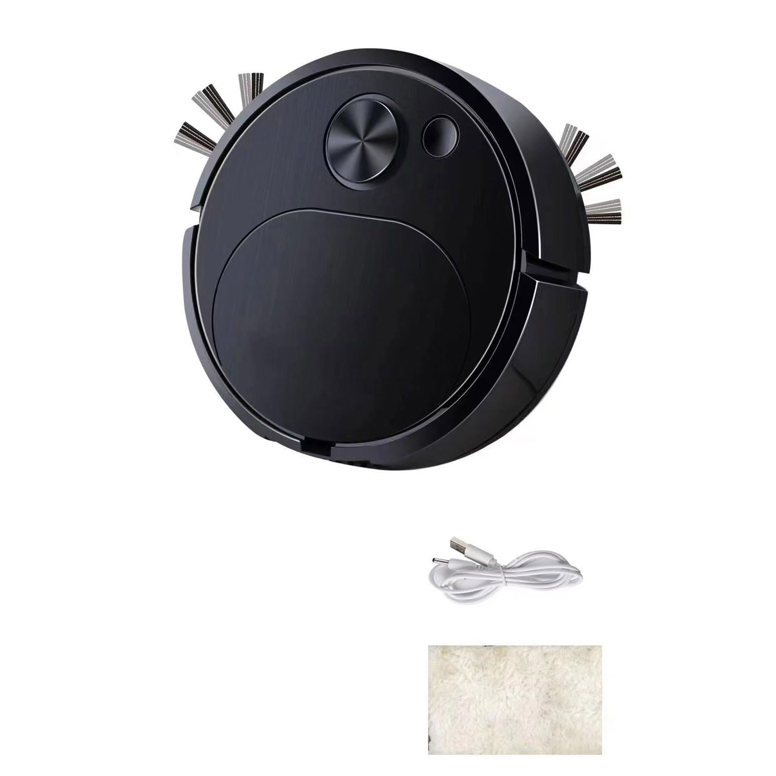ljhnba Sweeping Robot Automatic Clean Household Machine USB Charging Intelligent-Technology Suck Drag Household Cleaning Appliance Lightweight Car Vacuum Small Desk Collector