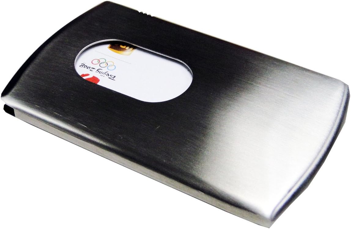 Tapp C. Stainless Steel Wallet Business Name Credit ID Card Holder Case