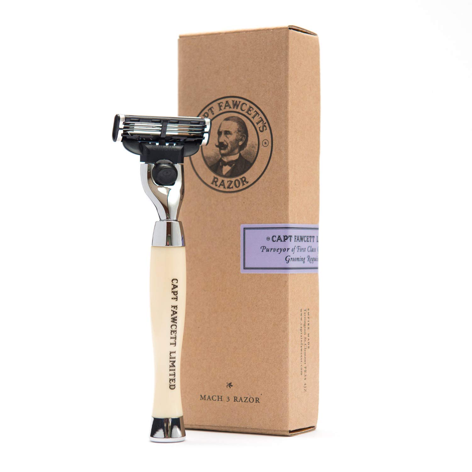 Captain Fawcett's Finest Hand Crafted Mach 3 Safety Razor