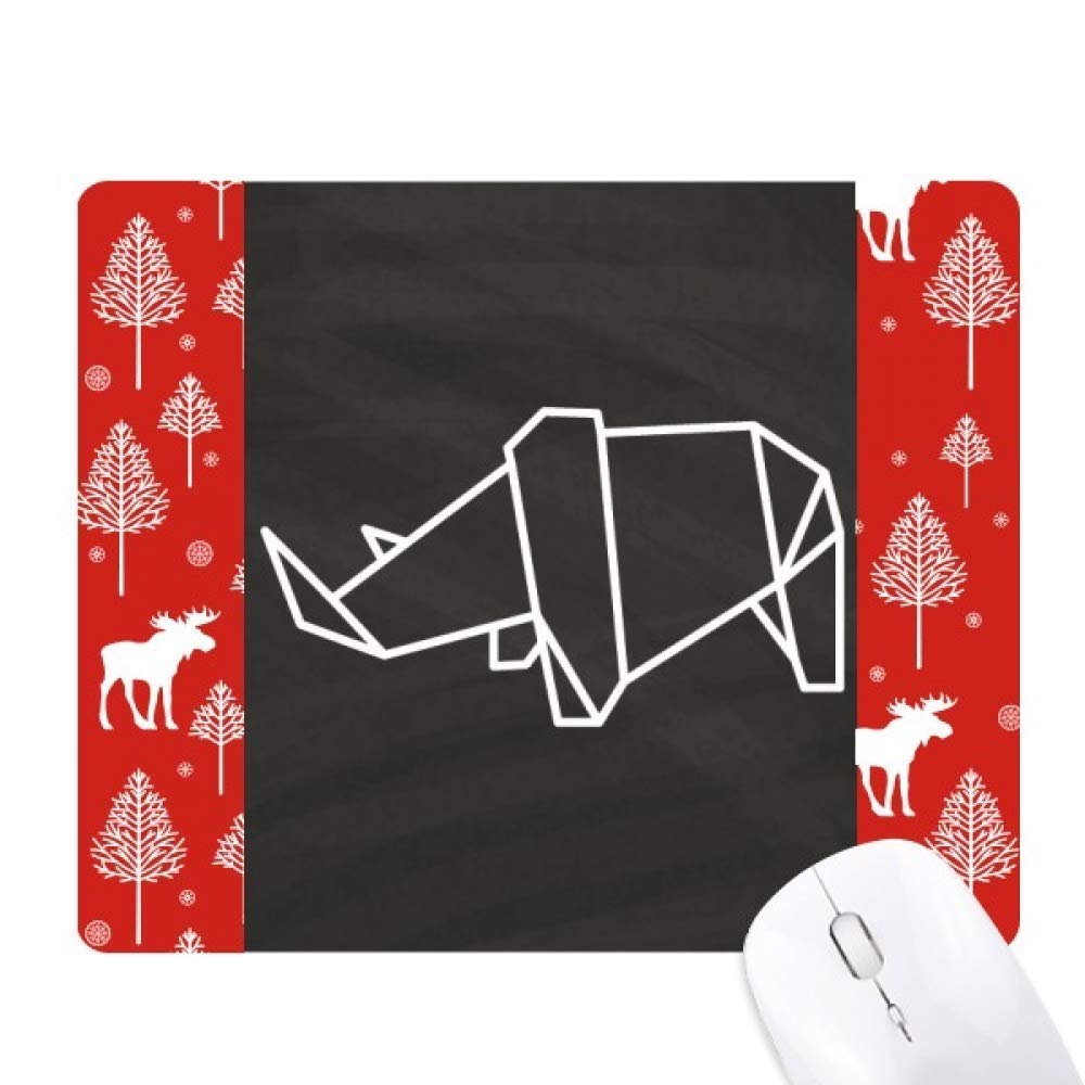 Origami rhinocéros design géométrique cadeau idéal esprit forêt - 6