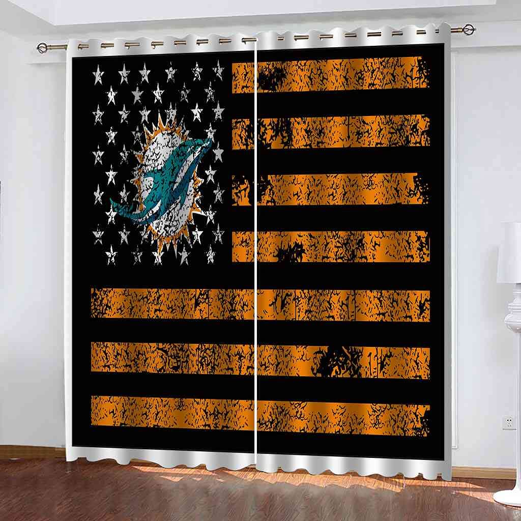 Rideau occultant imprimé drapeau vintage en polyester haut de gamme pour salon