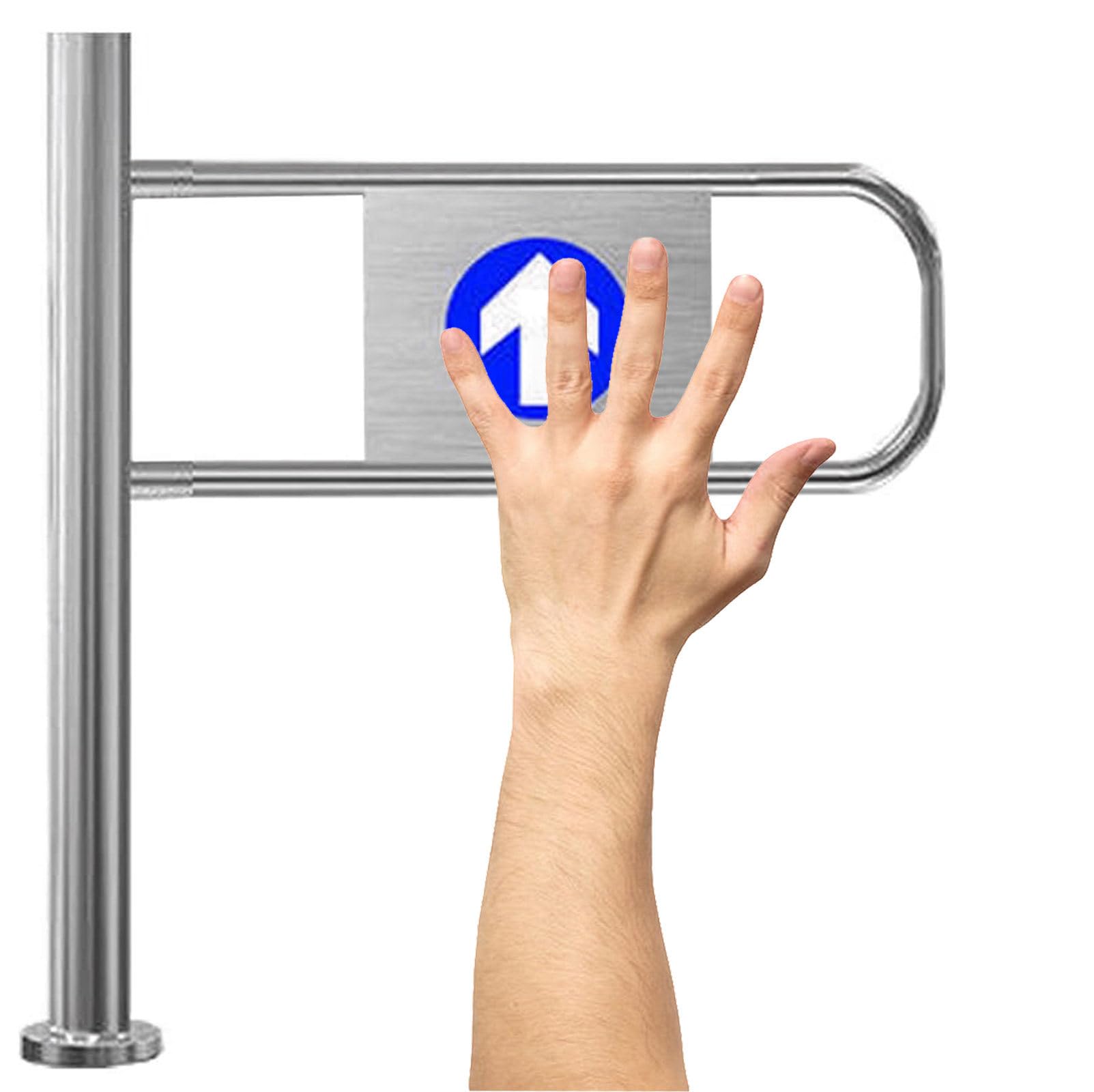 Puerta de Seguridad Universal para Entrada de supermercados: Puerta batiente automática con Cierre Mediante Resorte para Tiendas, bibliotecas, fábricas y escuelas. Barrer