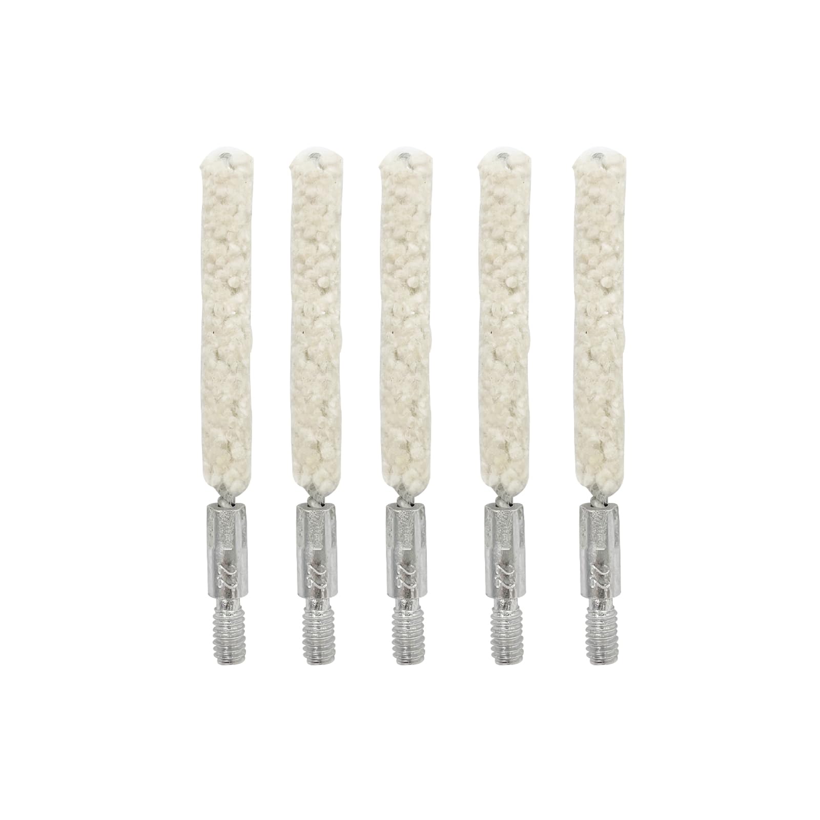 5 Pack Gun Cleanig Brush Bore Cotton Mop for Pistol Handgun Rifle Applying Gun Oil, Solvent, Bore Cleaning Gun Maintenance