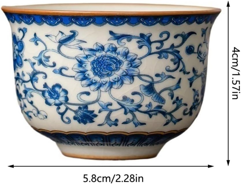 GSOUL Kungfu Tea cup Creative Handmade Master Cup Household Ceramic Tea Single Personal Kung Fu Set Small Tea Cups