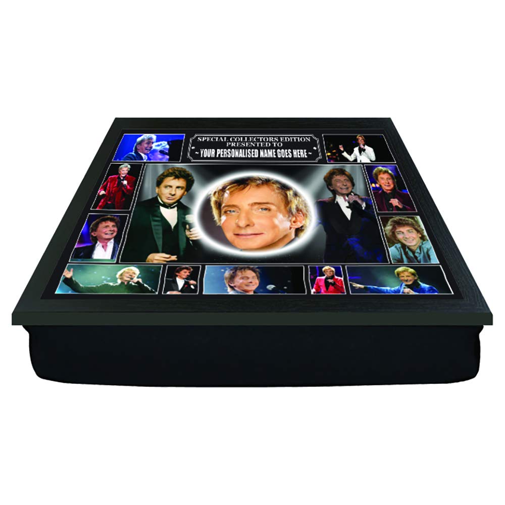 Personalised Gift Products Personalised Icon Legend Manilow Cushion Lap Tray Gift