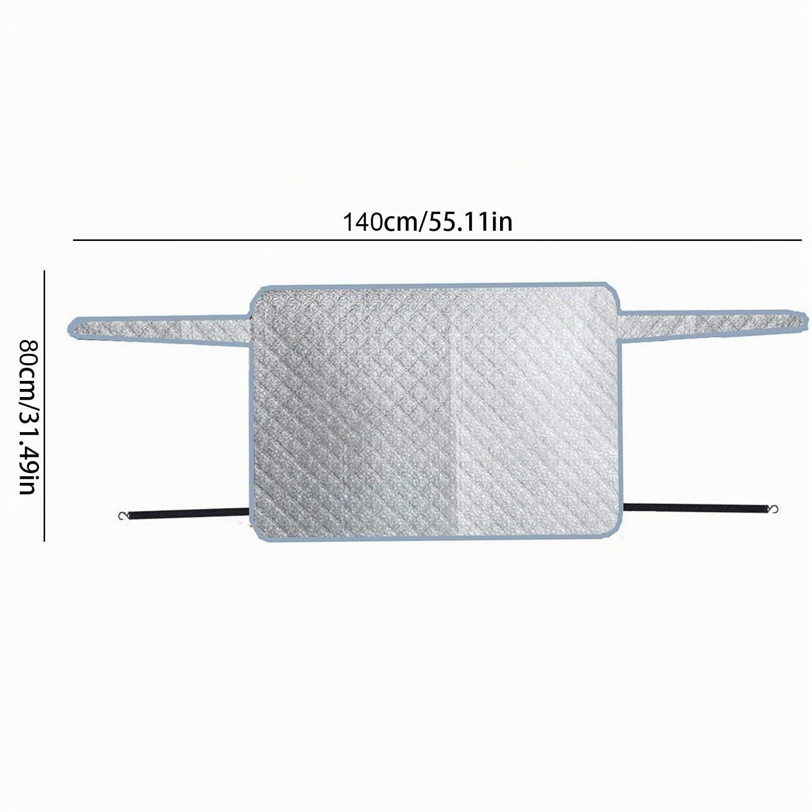 Couverture Pare Brise Voiture - Protection Pare Brise Hiver | Housse Antigel pour Vitre Arrière | Magnétiques Bâche Pare Brise | Bache Voiture Exterieur, Anti Neige, Poussière, Feuilles Et Soleil UV