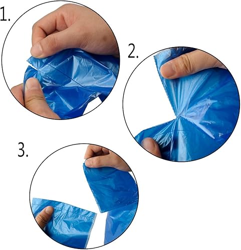 Miniatura 4 de Bolsas de basura de cocina de 10 galones, 120 unidades, color azul