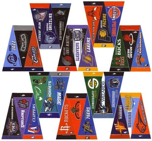 NBA Basketball Mini-Pennant Set - Complete League Set