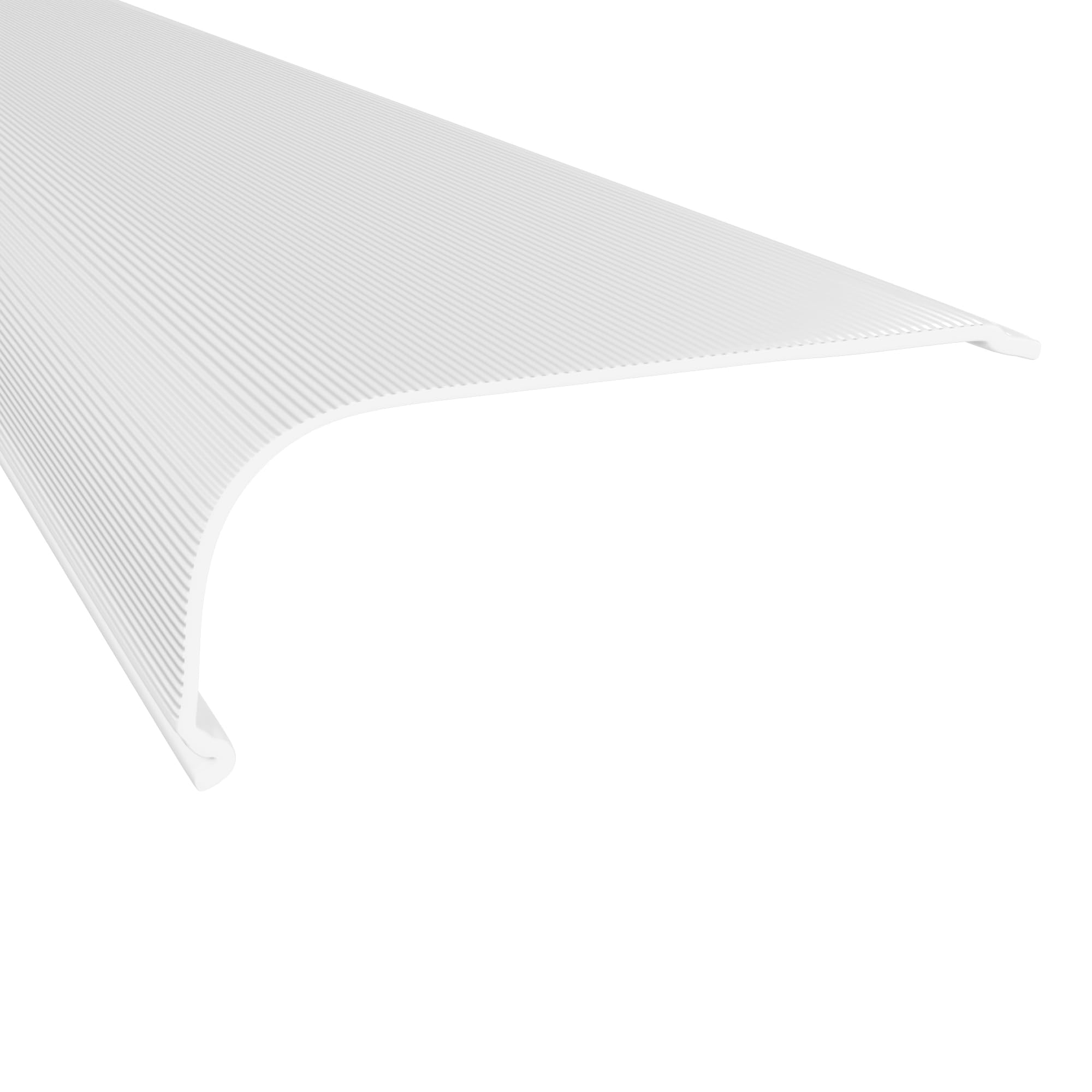 KASTLITE Curved Under Cabinet Light Cover Replacement | White