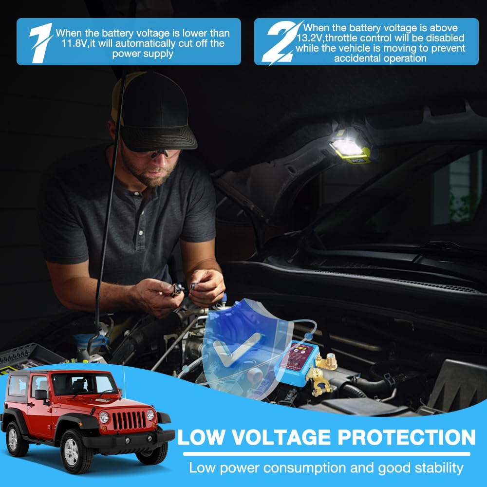 Drahtloser Ferngesteuerter Auto Trennschalter, Batterie Trennschalter 12V /24V 240A, Fernbatterie TrennsChalter mit 2 Fernbedienung, Automatische Abschaltung Schalter für Auto, ATV, LKW, Boot