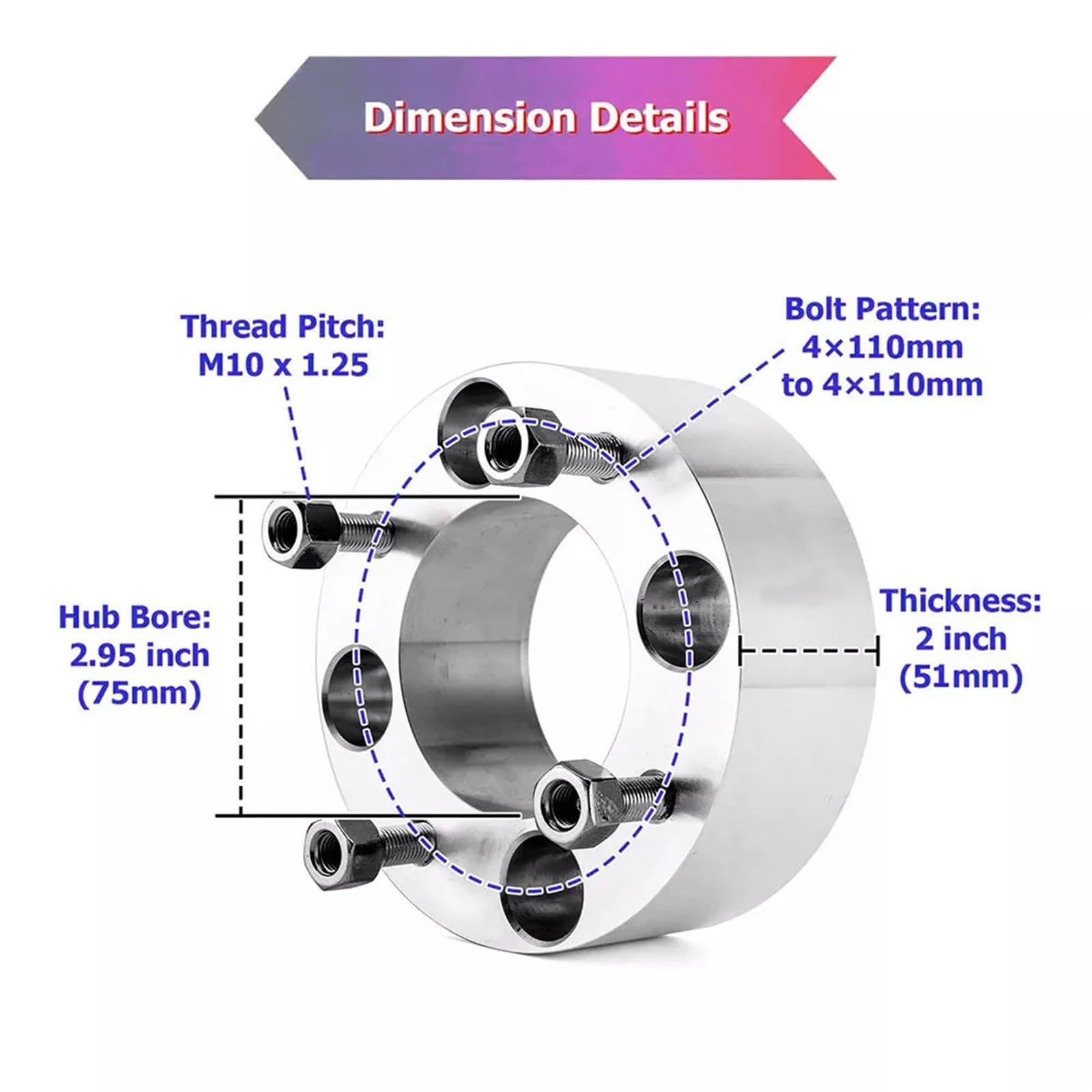 Separadores de ruedas Espaciadores de ruedas para Honda Rancher para Fourtrax Foreman Rubicon para Yamaha