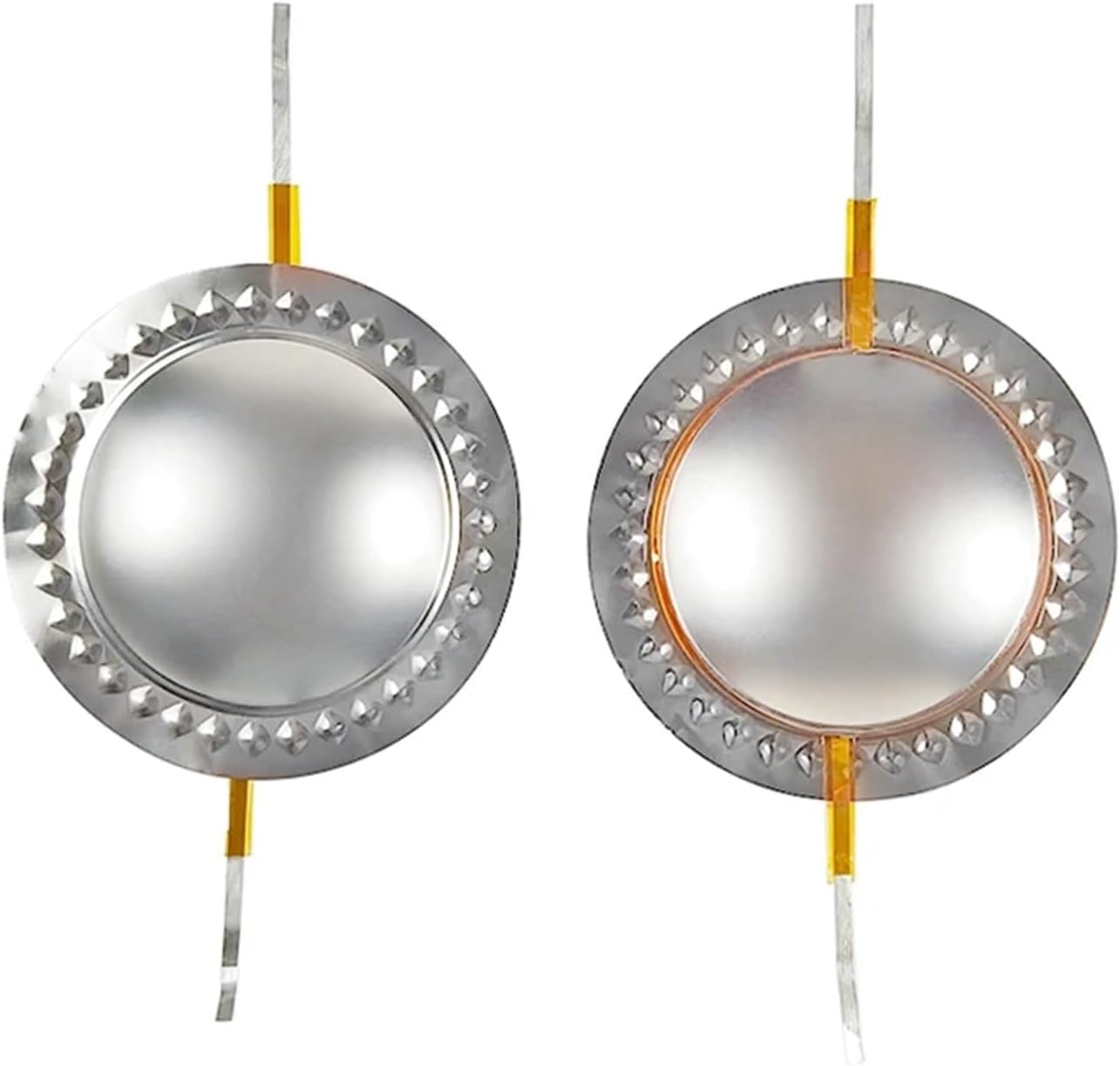44.4mm Tweeters Coil Hore Diaphragm Membrane Titanium Film 44 (44.5) Treble Speaker Repair Accessories 2pcs