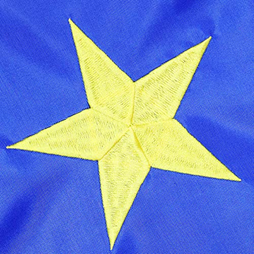 Bandera de la Unión Europea para mástil exterior de edificios oficiales y balcones 6