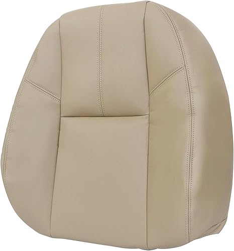 Miniatura 6 de Fundas de asiento de repuesto para parte inferior y trasera de ambos lados, color marrón #333, de piel de microfibra, aptas para Chevy Silverado