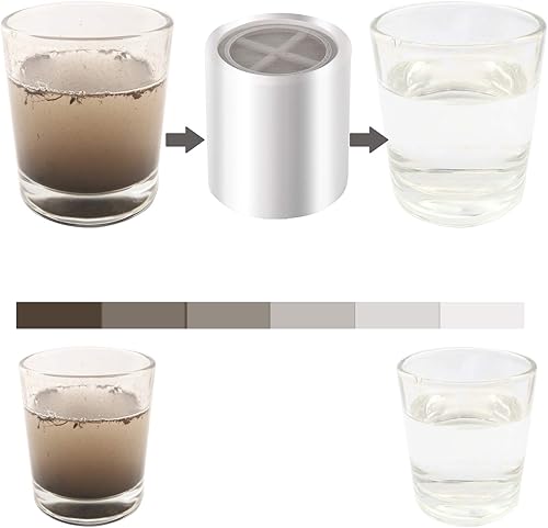 Miniatura 4 de Filtro de ducha para agua dura, cartucho de filtro de cabezal de ducha reemplazable integrado de 15 etapas, universal que transforma el eccema de