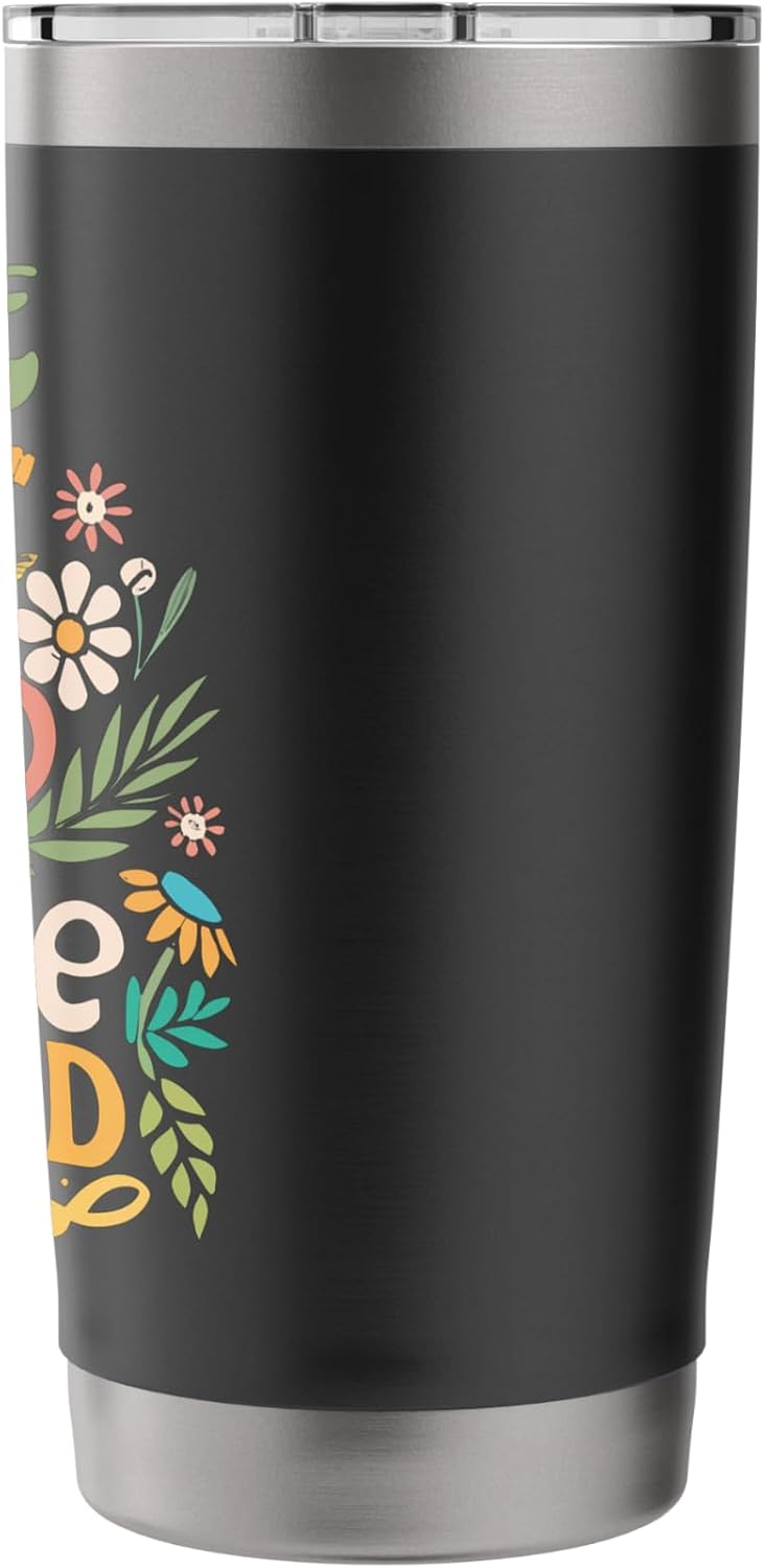 KATIE Name Cute Retro Girls Wildflower KATIE Name Stainless Steel Insulated Tumbler image 2