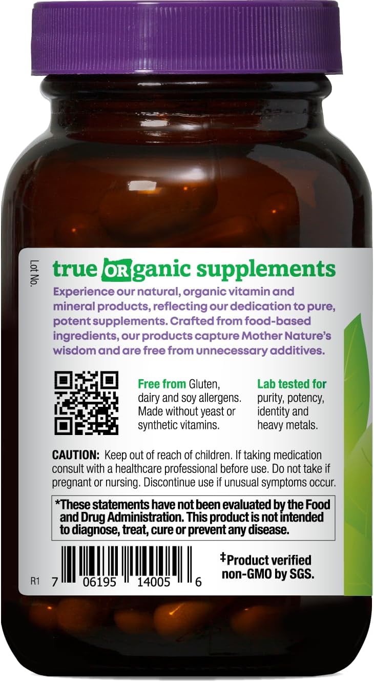 Oregon’s Wild Harvest Organic Vitamin D3 & K2 – Bone, Immune & Muscle Health Support – Vegan Capsules with Microbiome-Supporting Herbs, Aquamin® Trace Minerals, USDA Organic, 60 Ct