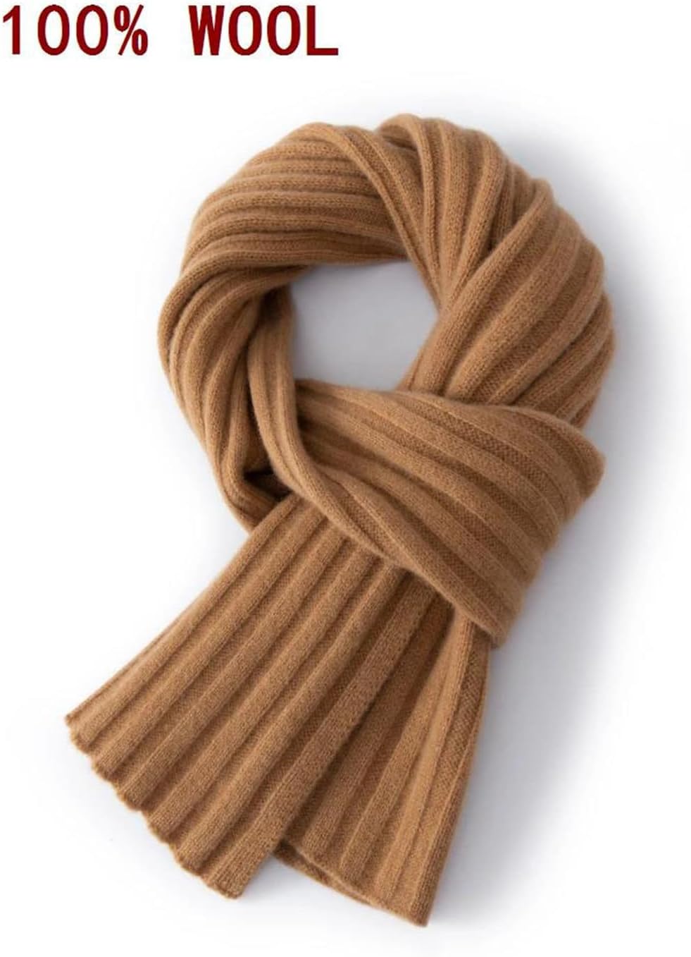 Women's Scarf Warm Knitted Shawl Wrap Solid Color Soft And Casual Neckwear For Everyday Fashion