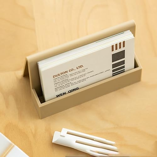 Miniatura 6 de Soporte para tarjetas de visita, organizador vertical de tarjetas, organizador de escritorio, suministros de oficina para mesa, espacio de trabajo