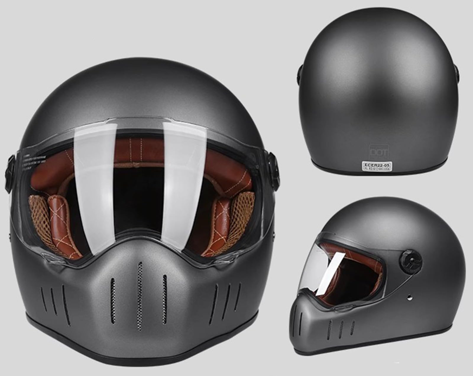 Zintegrowane Kaski Motocyklowe Niestandardowe Kaski Kompleksowe Dla Dorosłych Kask Ochronny Dla Mężczyzn I Kobiet Certyfikacja Dot/ECE Wyścigi Rowerowe