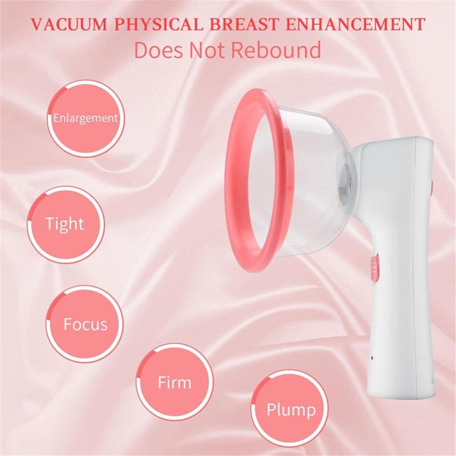 Electric Breast Massager & Vacuum Therapy Machine - Fast Growth Enlargement Pump with Double Cup, USB Charging for Women, Anti Sagging Bust Lift Enhancer for Breast Health Care - Image 4