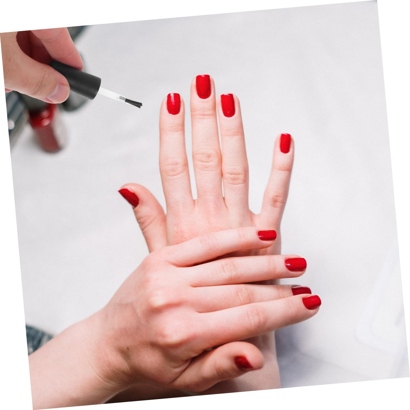 Healeved 60piezas Cepillos Para Esmalte De Uñas Con Reemplazo De Brochas Para Botellas De Esmalte y Gel Diseño Práctico y Para Aplicación