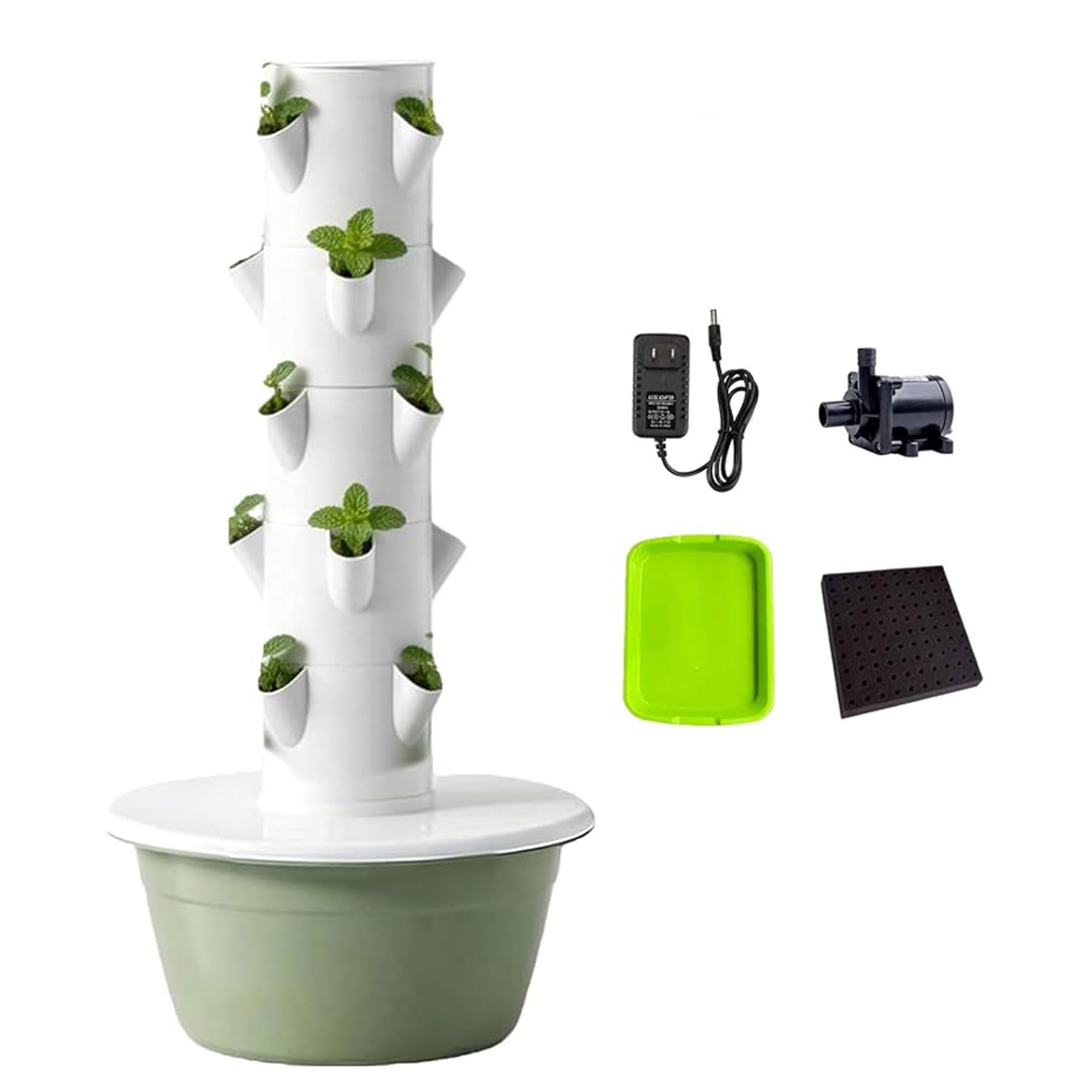 Sghjuy Hydroponics Growing System Vertical Tower Standard,5-layer