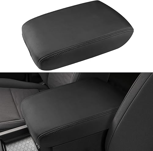 Miniatura 8 de INTGET Funda de consola central de automóvil para Nissan Frontier 2022 2023, accesorios de cuero, funda para reposabrazos de consola central,