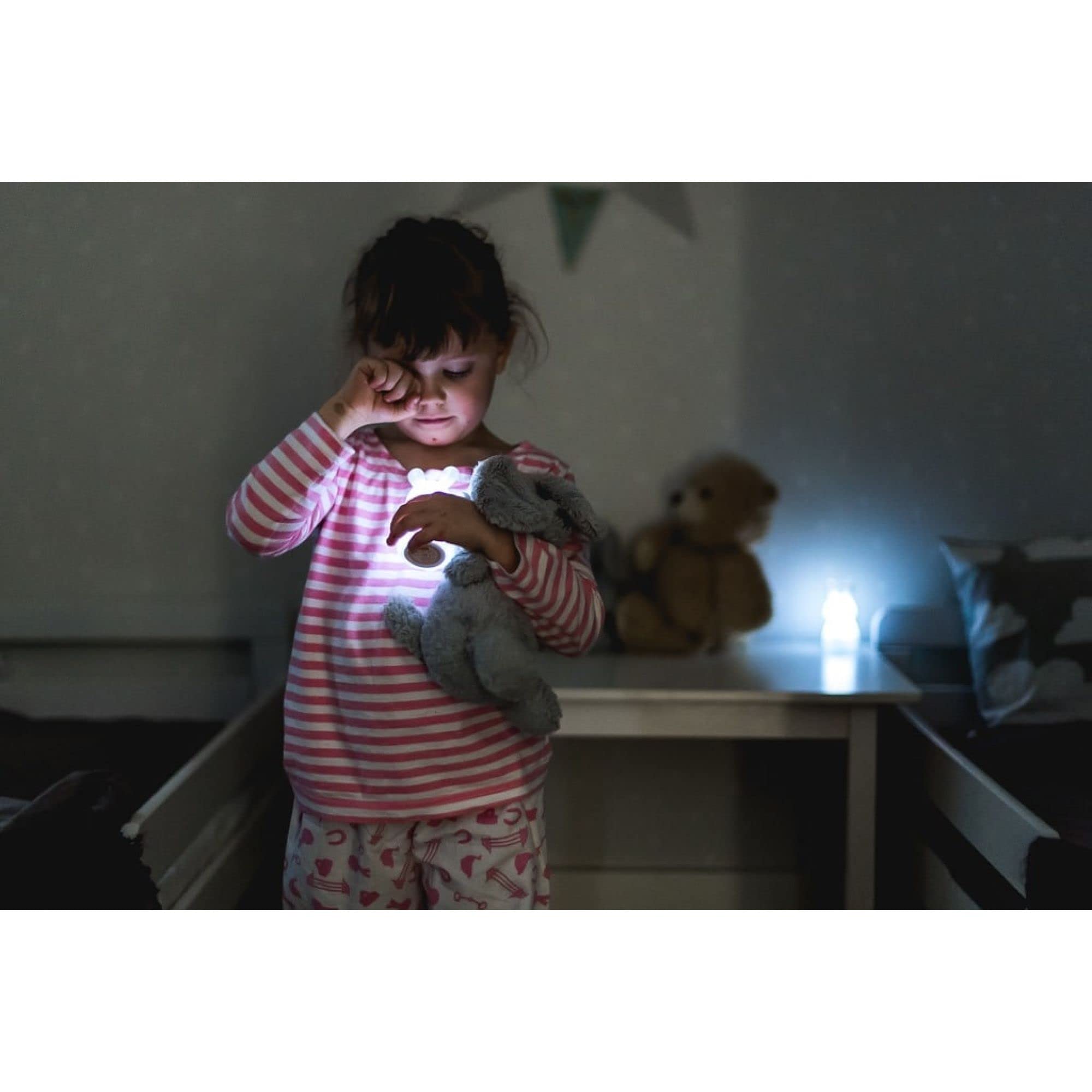Olala® - Luce notturna ricaricabile senza fili, coniglio per neonati e bambini, luce notturna per regalo di nascita, ragazza e ragazzo, con autonomia 12 ore