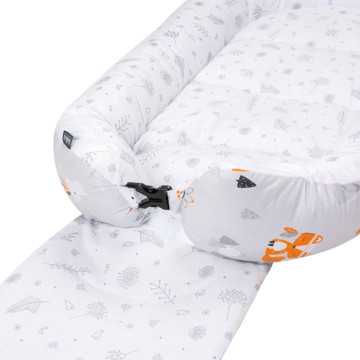 Zestaw wyprawkowy 5 elementowy | Kokon | Gniazdo dla Noworodka 60x100cm | Kocyk dla Noworodka 50x75cm | Zestaw dla noworodka | Baby shower | 100% Bawełna | apanatschi