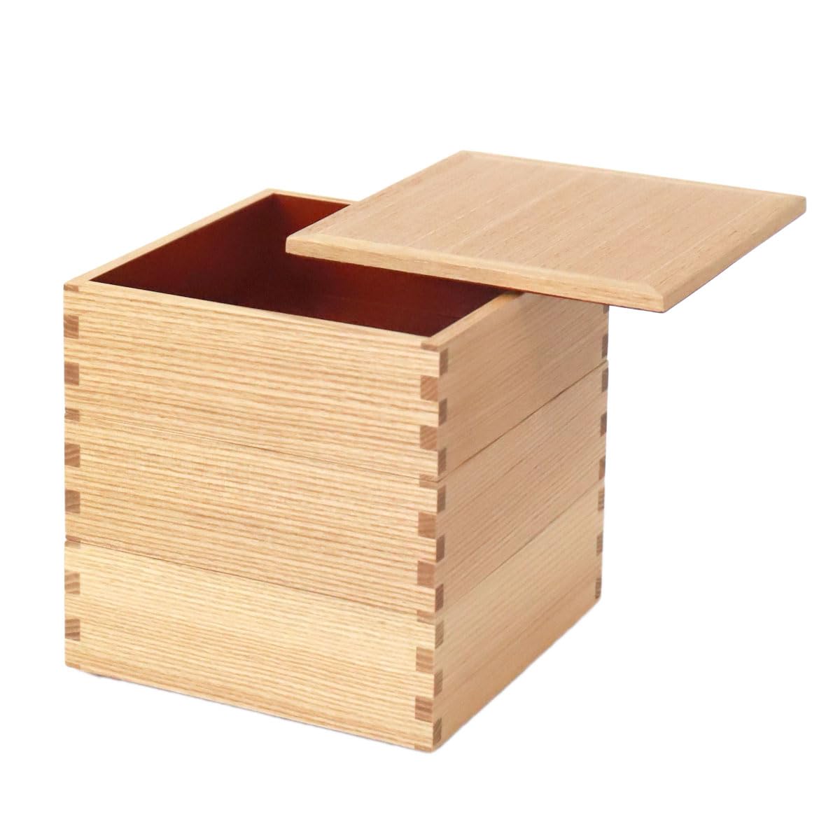 重箱 おせち 3段重 木製漆塗 黒 6.5寸 内朱 20cm 漆器 アウトレット  