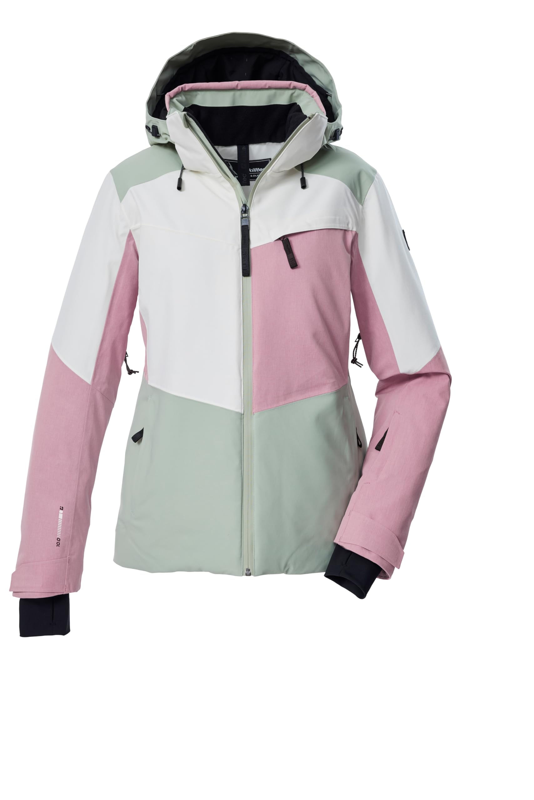 Killtec Damen Ksw 39 Wmn Ski Jckt Skijacke/Funktionsjacke mit abzippbarer Kapuze, Schneefang und Unterarmventilation