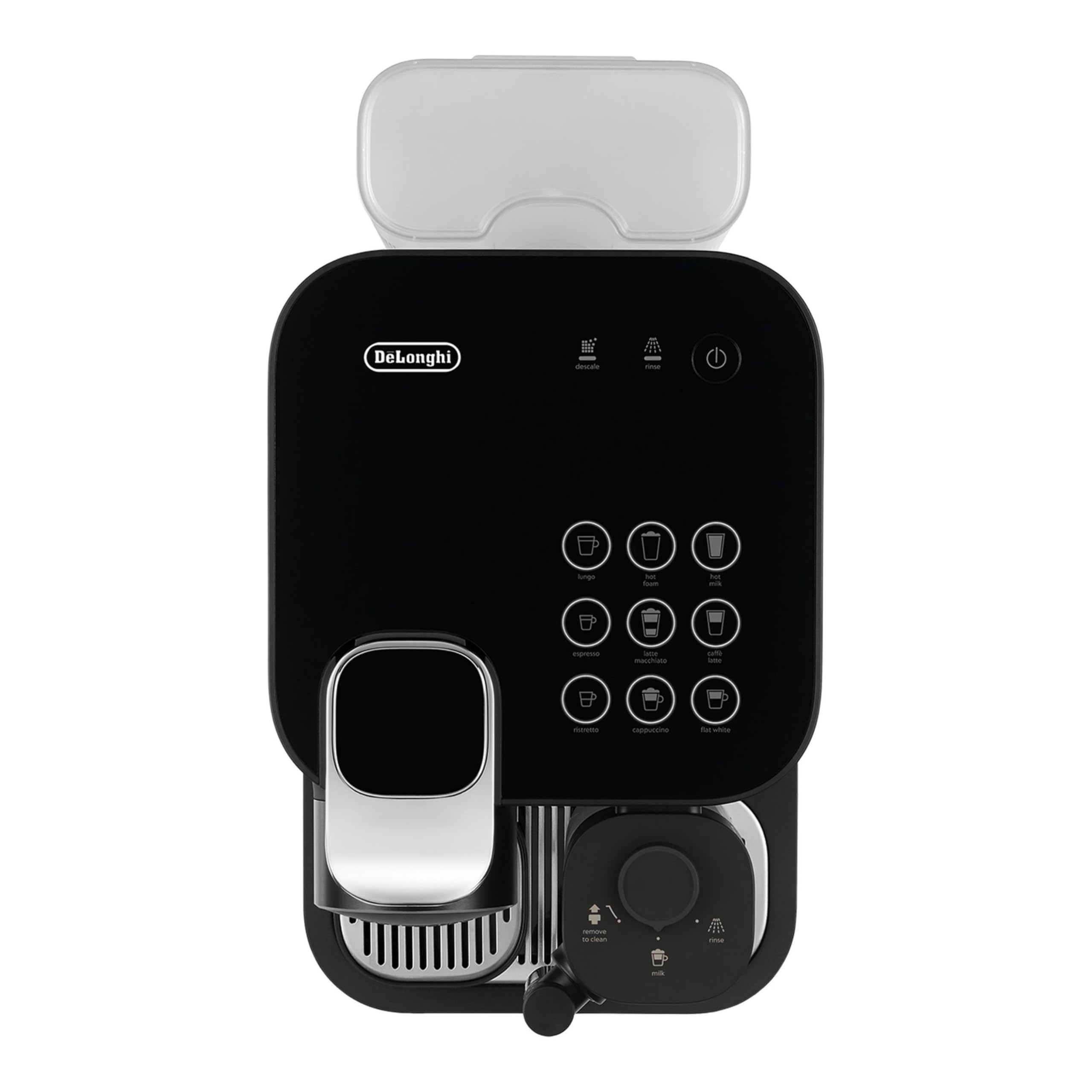 De Longhi Nespresso Gran Lattissima EN 640.B Kaffeemaschine mit Milchaufschäumer 19 bar Schwarz