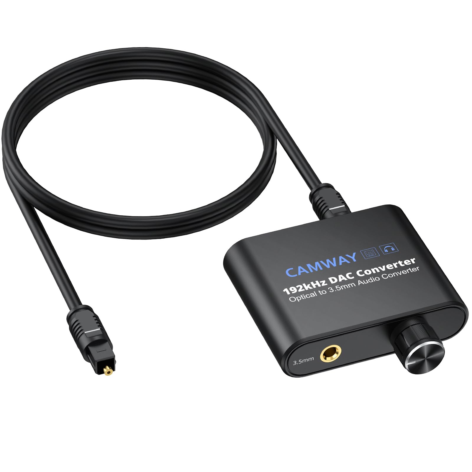Amazon.co.jp: CAMWAY 192kHz 光デジタル アナログ 音声変換器 DAC変換