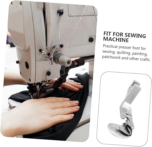 Miniatura 8 de EXCEART Dispositivo de dobladillo de anillo, carpeta de hojas sueltas con adhesivo de metal, máquina de coser de pie prensatela, pies prensatelas,