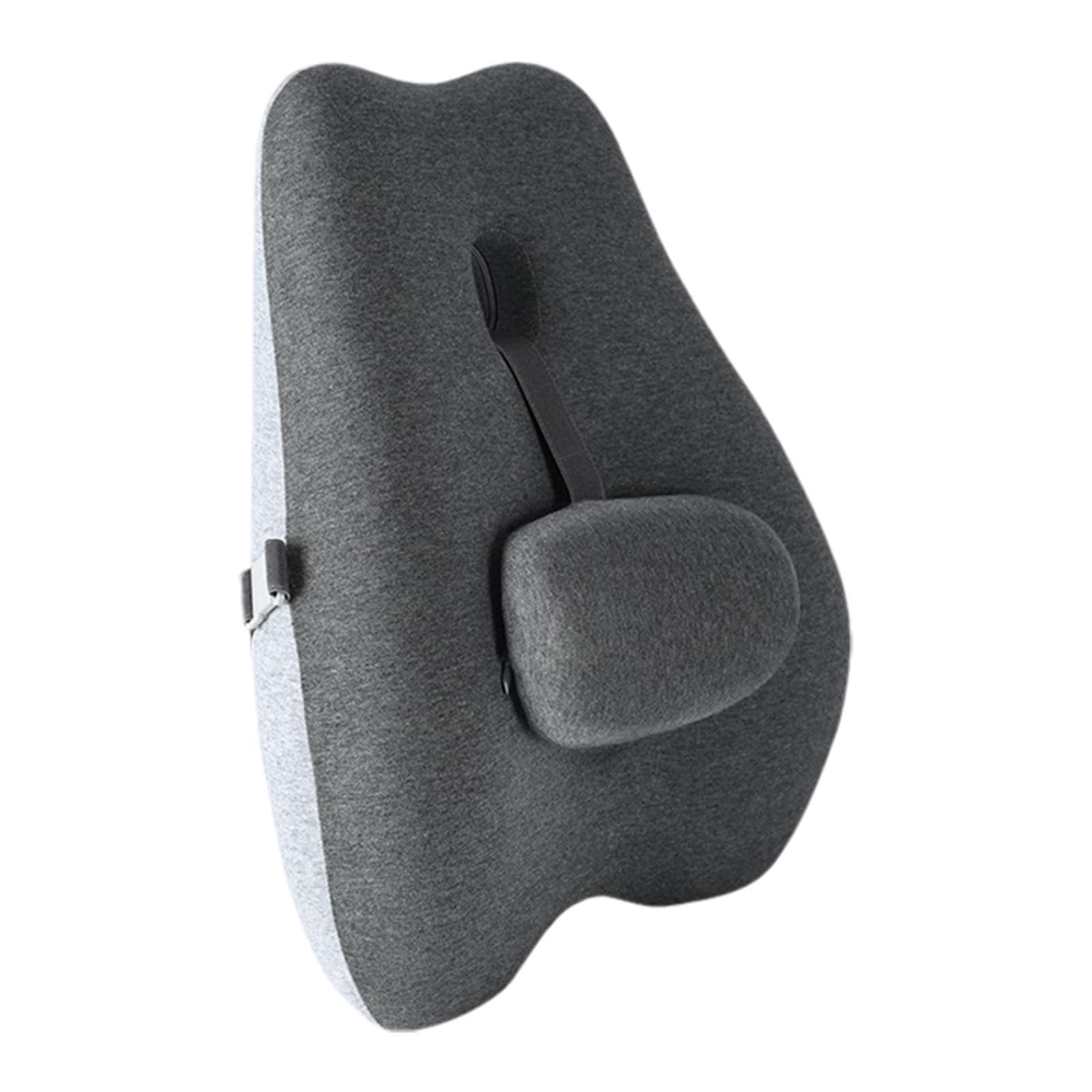 Coussin de soutien lombaire pour chaise de bureau et longs trajets en voiture