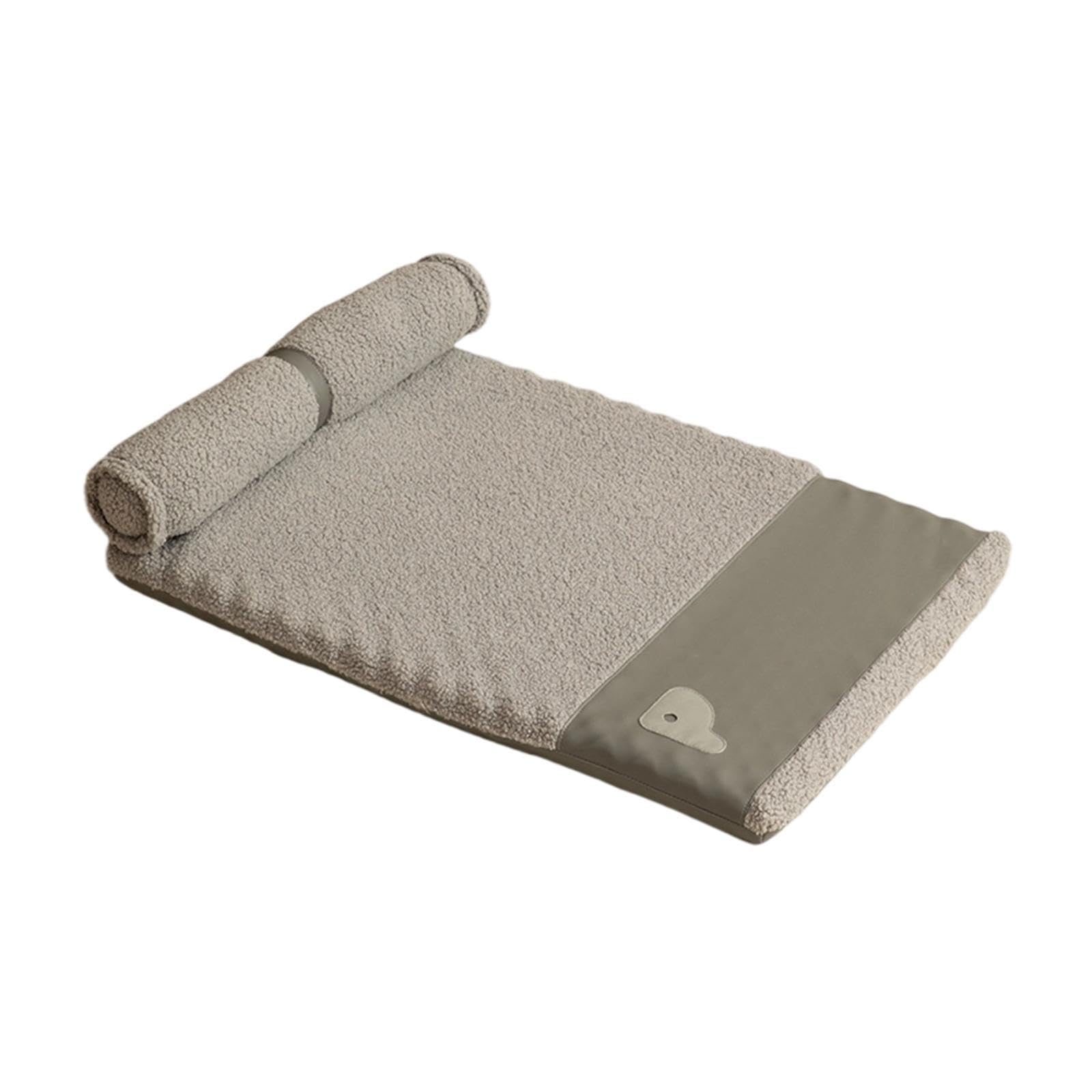 Tapis de couchage amovible pour chat et chiot, gris L 60x40cm
