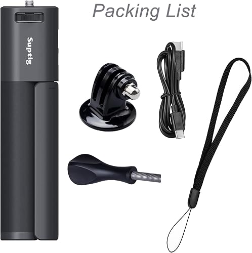 Miniatura 9 de Suptig Soporte de banco de energía con mango, cargador de batería 10000mAh Comptible para GoPro Hero 13, Hero 12, Hero 11, 10-5, DJI osmo Pocket,