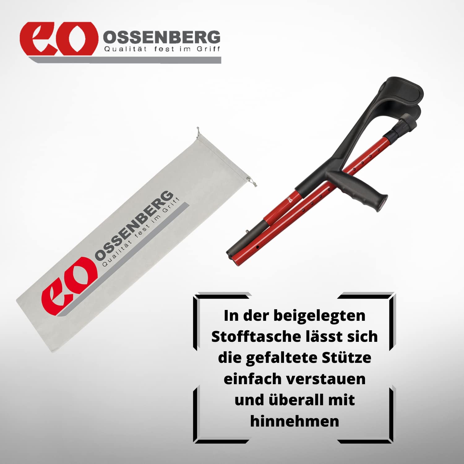 ossenberg 220rsfrosw Tija de viaje de carbono en rojo