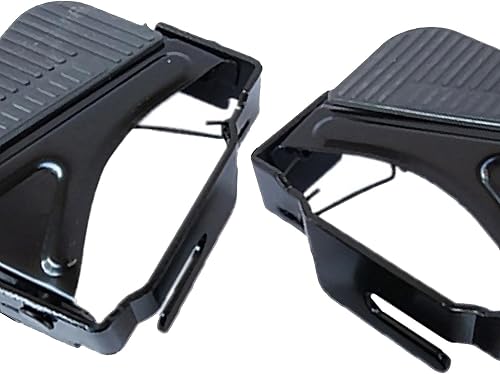 Miniatura 3 de 1 par de pedales traseros de bicicleta Reposapiés plegables de liberación rápida Placas de pie plegables Pedales de acero Pedales de bicicleta