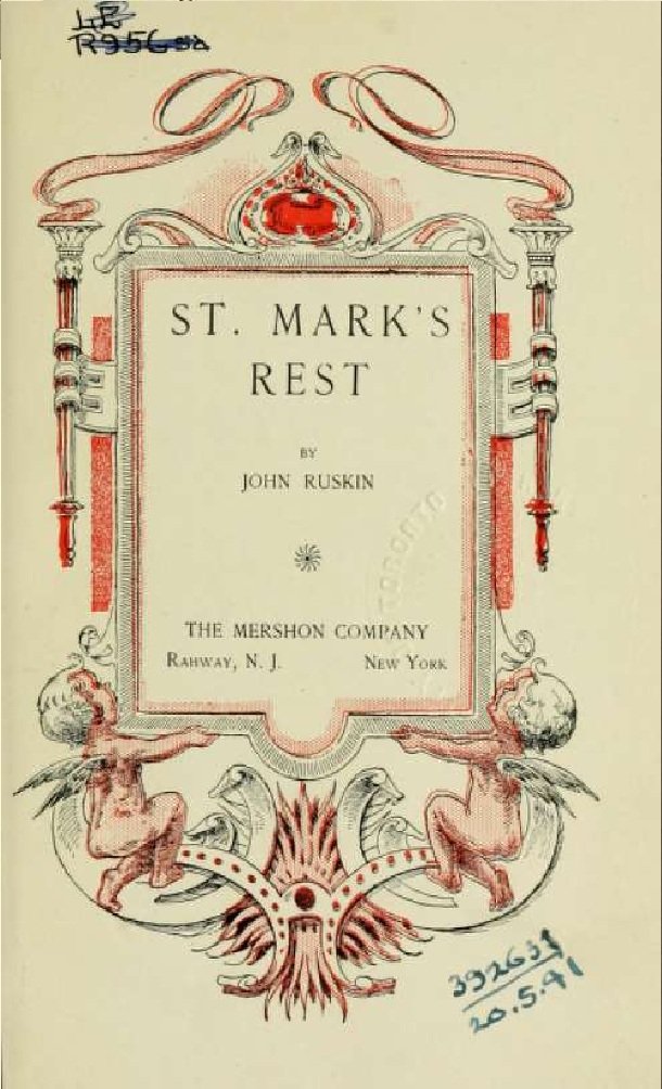 St. Mark's rest      Kindle Edition
